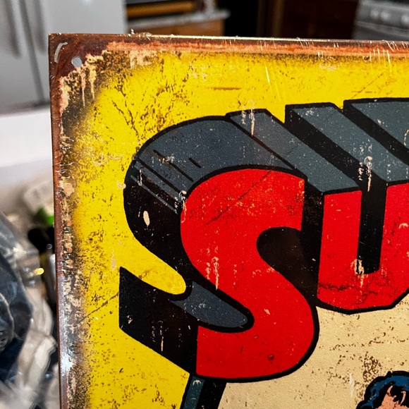 Tin reproduction Superman sign - Picture 2 of 6